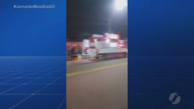 Outro acidente na avenida Genésio Lima no Jardim Balneário Meia Ponte em Goiânia