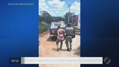 itemPM prende homem escondido em galinheiro após tentativa de homicídio em Caldas Novas