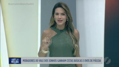 itemMoradores do Residencial Vale dos Sonhos em Goiânia ganham cestas básicas e ovos de páscoa