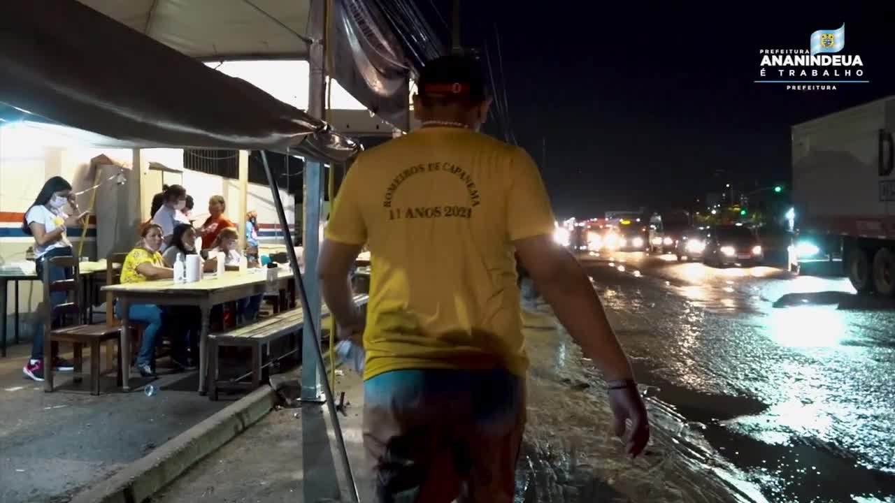 Apoio aos romeiros em Ananindeua