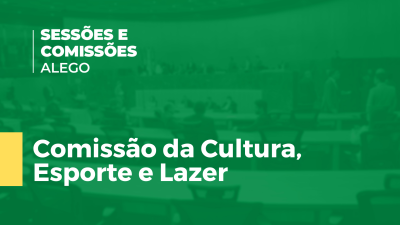 Imagem de capa do vídeo - Comissão da Cultura, Esporte e Lazer