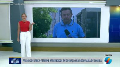 itemFrascos de lança-perfume apreendidos em operação na rodoviária de Goiânia