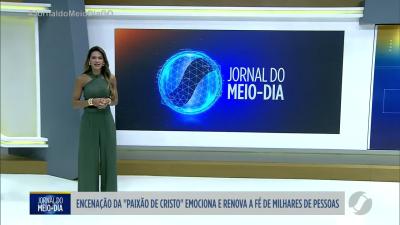itemEncenação da Paixão de Cristo emociona e renova a fé de milhares de pessoas em Goiânia