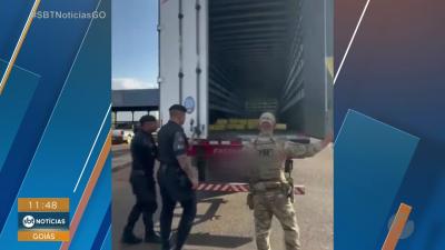itemPRF e PM apreendem 900 peças de maconha em Itumbiara