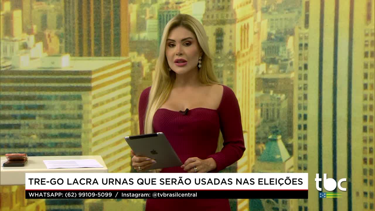 itemTRE-Go lacra Urnas que serão usadas nas Eleições