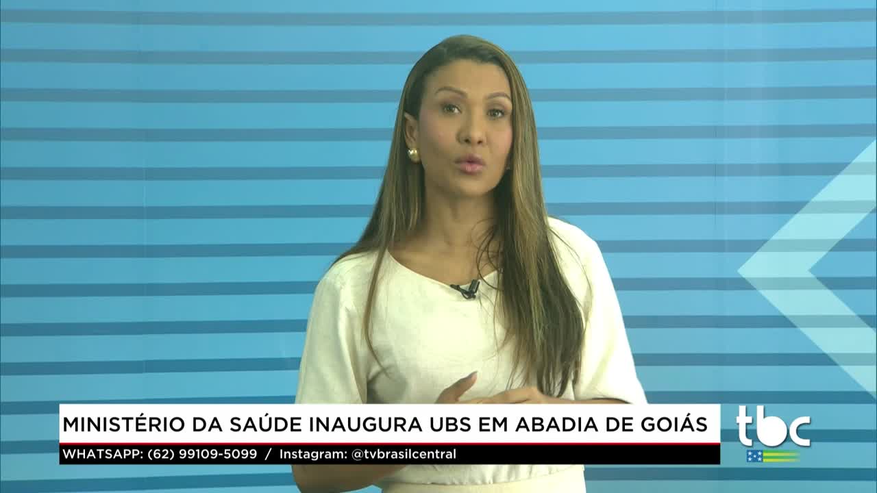 itemMinistério da Saúde inaugura URS em Abadia de Goiás