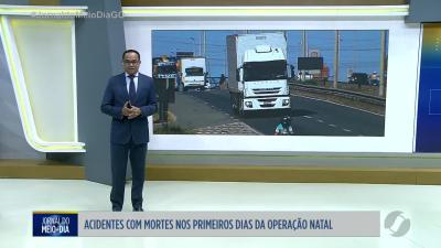 itemAcidentes com mortes nos primeiros dias da Operação Natal nas rodovias de Goiás