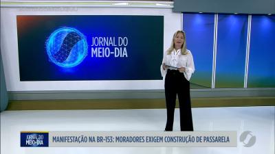 itemMoradores exigem contrução de passarela na BR-153 em Hidrolândia