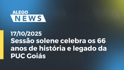 Imagem de capa do vídeo - Sessão solene celebra os 66 anos de história e legado da PUC Goiás