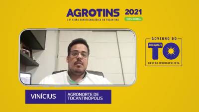 Recado dos apoiadores da Agrotins 2021 100% Digital (Parte 2)