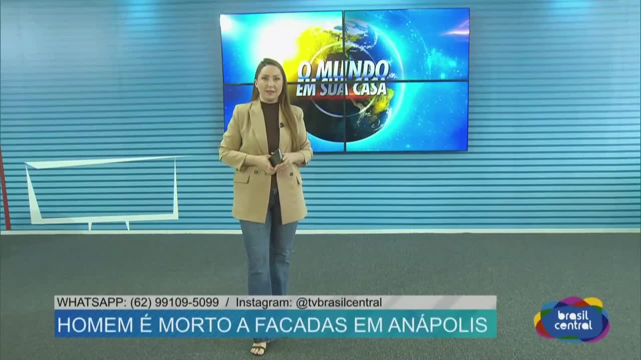 itemHomem e morto a Facadas em Anápolis
