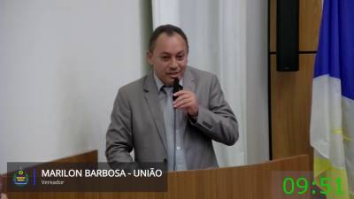 Discurso do vereador Marilon
