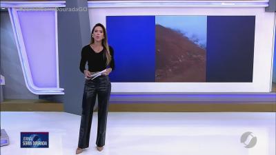 itemCidade coberta de fumaça após lixão pegar fogo em Iporá
