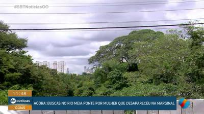 itemContinuam as buscas por mulher no Rio Meia Ponte