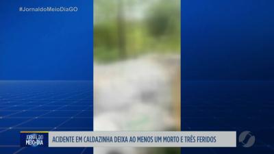 itemAcidente em Caldazinha deixa ao menos um morto e três feridos