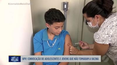 Convoca&ccedil;&atilde;o de adolescentes e jovens que n&atilde;o tomaram a vacina HPV