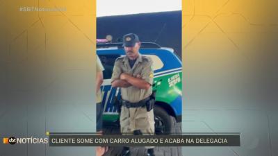 itemCliente some com carro alugado e acaba preso