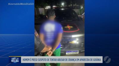 itemHomem é preso suspeito de tentar abusar de criança em Aparecida de Goiânia