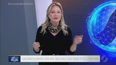 itemFuncionário de hospital furta moto, troca a placa e tenta vender veículo em Rio Verde