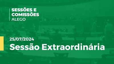 Imagem de capa do vídeo - Sessão Extraordinária