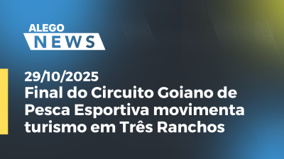 Imagem de capa do vídeo - Final do Circuito Goiano de Pesca Esportiva movimenta turismo em Três Ranchos