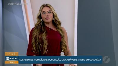 itemHomem suspeito de homicídio e ocultação de cadáver é preso em Goianésia