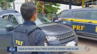 itemPRF apreende carro de luxo roubado em SP