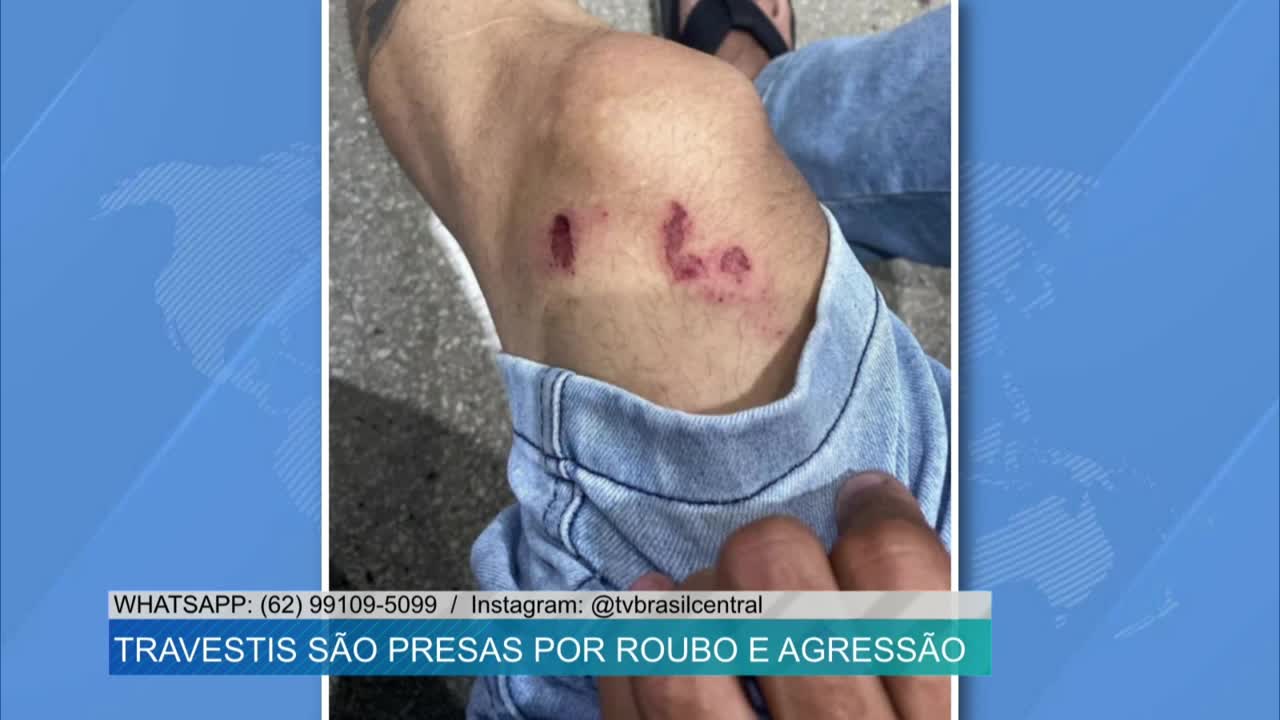 itemTravesti são presos por roubo e agressão