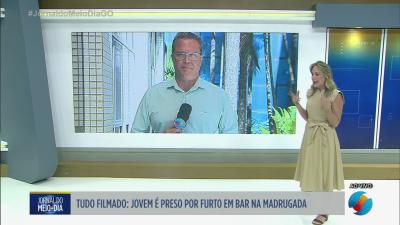itemJovem é preso por furto em bar em Goiânia
