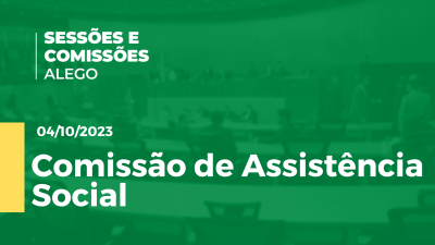 Imagem de capa do vídeo - Comissão de Assistência Social