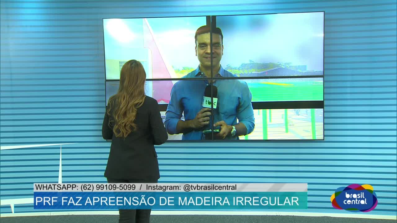 itemPRF faz apreensão de Madeira irregular.