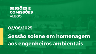 itemSessão solene em homenagem aos engenheiros ambientais
