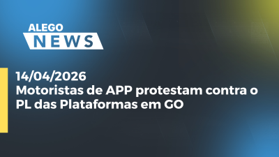itemMotoristas de APP protestam contra o PL das Plataformas em GO