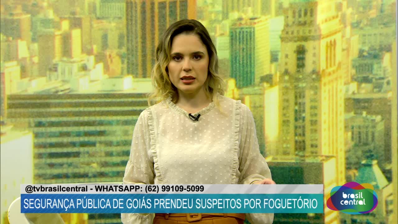 itemSegurança Publica em Goiás prendeu Suspeito de Foguetório.
