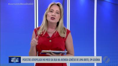 itemHomem é atropelado no meio de avenida no Setor Balneário Meia Ponte em Goiânia