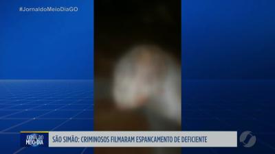 itemCriminosos filmaram espancamento de deficiente em São Simão
