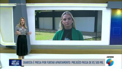 itemDiarista foi presa por furtar apartamento, prejuízo passa de 500 mil reais