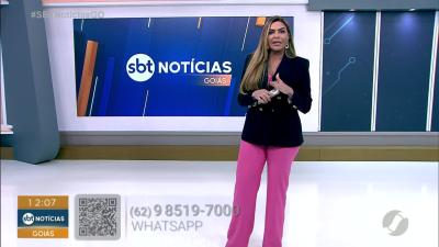 itemAmbulantes protestam na Prefeitura de Goiânia