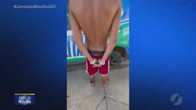 itemHomem é preso por furto em salão de beleza em Aparecida de Goiânia