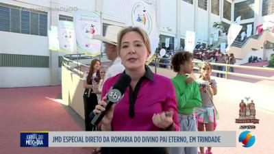 itemRomeiros visitam novo Santuário e sino Vox Patris em Trindade