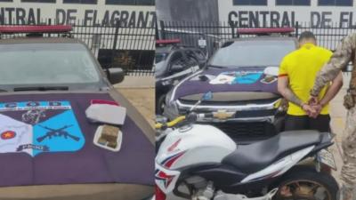 itemMotociclista preso transportando drogas em embalagens de ração para cães