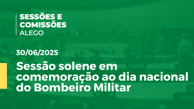 itemSessão em comemoração ao Bombeiro