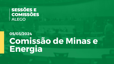 Imagem de capa do vídeo - Comissão de Minas e Energia