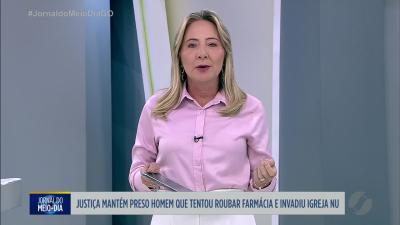 itemOnça-pintada é vista em fazenda no município de Iaciara