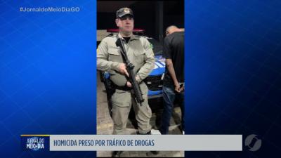 itemHomicida é preso por tráfico de drogas em Goiânia