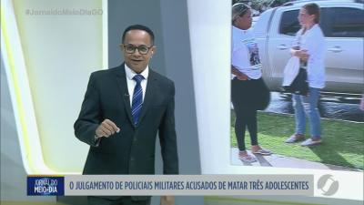 itemJulgamento de policiais militares acusados de matar três adolescentes em Goiânia