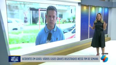 itemFinal de semana com vários acidentes em Goiânia e em Goianira