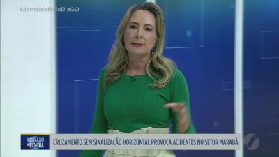 itemCruzamento sem sinalização provoca acidentes no Setor Marabá em Goiânia