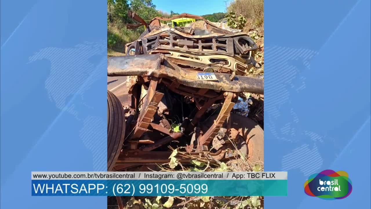 item1 morre e outro fica gravemente ferido em acidente na Br-080.
