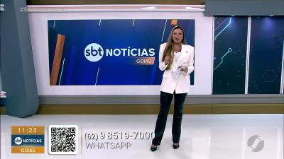 Flagrante de descarte irregular de entulho em Aparecida de Goiânia